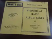 "WHITEACE" STAMP ALBUM PAGES U.S. SUPPLEMENT #BP-6 ,1982 FREE SHP.