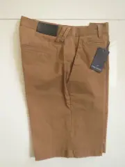 Men's Daniel Hechter-Paris Tan Cotton Stretch Shorts Size :76 cm