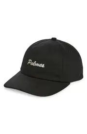 PALMES Alley Logo Baseball Cap in Black at Nordstrom One Size