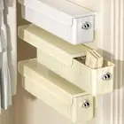 Self Adhesive Underwear Storage Box 6 Grids Panties Socks Organizer