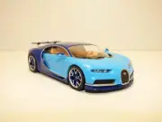 BUGATTI CHIRON bleu 1/43