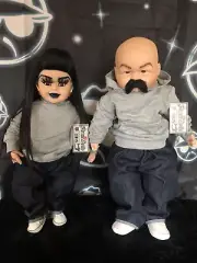 Firme Dolls Lowrider Display Handmade Gangster Homies Chola Cholo Doll Clowns
