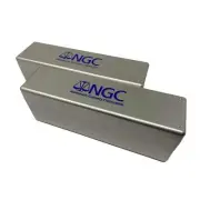 Grey Official NGC Plastic Storage Box Holds 20 Slabs Set of Two