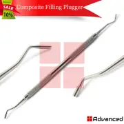 Dental Amalgam Plugger 721-2 Double Ended Composite Plastic Filling Instruments