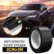 Carbon Fiber Protector Sticker Car Strip Door Anti Sill Scratch Tape Waterproof (for: Renault)