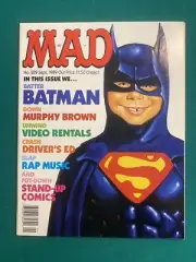 MINT Mad Magazine #289 September 1989 Batman Murphy Brown Rap Music Unread