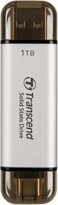 Transcend ESD310 1 TB Portable Solid State Drive Silver