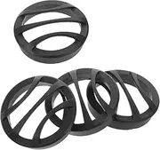 Luxshiny 4pcs Speaker Grill Covers: Protective Grill 2 Inch Car Audio Speaker Mesh Covers Plastic Horn Guard For Tweeters Universal