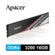 Apacer宇瞻 TEX DDR4 3200 16G 桌上型超頻電競記憶體