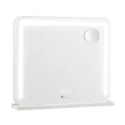 Oikiture Hollywood Makeup Mirrors Bluetooth LED Crystal Vanity Wall Mirror