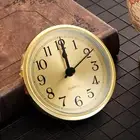 Gold Trim Arabic Numeral Clock Insert DIY 90MM Quartz Movement Solution