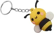 [CVUTOVO] Cute Bee Keychain Pendant Charm Honeybee Keyring for Bags Versatile Accessory for Parties Thoughtful Present for Friends Family