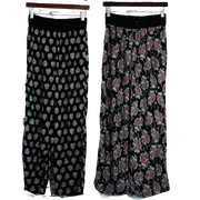 Womens Crotchet Waist Yoga Harem Pants Palazzo