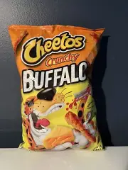 Brand New Limited Edition Cheetos Crunchy Cheese Buffalo Spicy Snack (1 Bag)