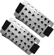 [BESPORTBLE] 1pair Ice Grippers for Shoes Tooth Non- Crampon Spikes for Lightweight Fit for Men Women and Boys and Girls Easy to Store and Clean for Hiking and Climbing