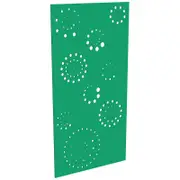 ProtectorAl 300-1200w x 1201-2400h Light Green/Gloss White Fireworks Unframed Composite Deco Panel