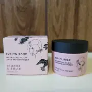 Crabtree & Evelyn Hydrating Glow Face Moisturiser 1.6 fl oz Evelyn Rose