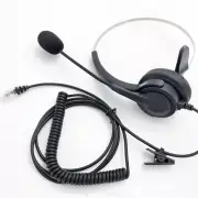 New T400 Headset For Polycom SoundPoint IP Phone Series 430 450 550 670 black
