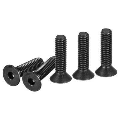 20pcs 5/16-18x1-1/4" Head Socket Cap Screws Hex Flat Carbon Steel Black Oxide