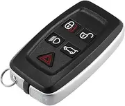 X AUTOHAUX New Car Replacement Key Fob Shell Case Black for Land for Rover 2010 2011 2012 2013 2014 2015