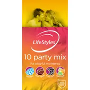Lifestyles Party Mix Condoms 10 Pack