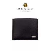 【CROSS】限量2折 頂級NAPPA小牛皮8卡皮夾 艾維斯系列 全新專櫃展示品 (黑色 贈原廠送禮提袋)