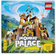 Dotted Games - Monkey Palace: A Lego Board Game - Build Your Way to Victory Brick by Brick! Fun Family Brick-Building Game for Kids & Adults, Ages 10+, 2-4 Players, 45 Minute Playtime