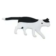 Cat Hook Fridge Magnet (various designs) 14 - Black - One Size