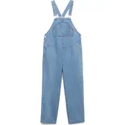 MANGO Denim Maternity Overalls in Medium Blue at Nordstrom