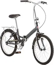 [Schwinn] Hinge Adult Folding Bike, 20-inch Wheels, Rear Carry Rack, Carrying Bag, Multiple Colors