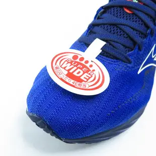 Mizuno WAVE RIDER 27 SW 男慢跑鞋 4E楦 J1GC230405 藍x白【iSport愛運動】