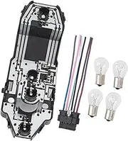 Taillight Bulb Holder, Tail Light Socket Wire Plug Set 63217361305, for F55 F56 F57 Left Right Taillight Tail Light Lamp Socket