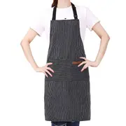Adjustable Apron Hanging Neck Cooking Kitchen Baking Bar BBQ Chefs 2 Pockets - 2 Colours