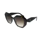 New Prada PR 16WS 2AU6S1 Tortoise Plastic Sunglasses Brown Gradient Lens