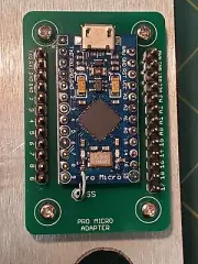Arduino Pro Micro Adapter Board SPI SS Breakout Mount