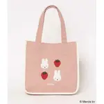 MIFFY 草莓帆布手提包 MIFFY BAG 粉色