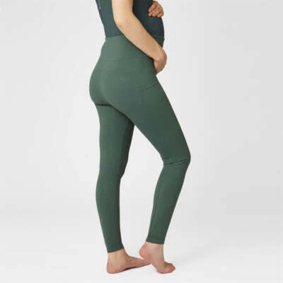 New! Women's Horze Cilantro green 'GINNY' MATERNITY FULL SEAT TIGHTS in 3 SIZES!