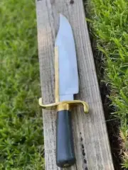 Custom Handmade Alamo Musso Bowie Knife Bowie Micarta Handle Survival Camp Knife