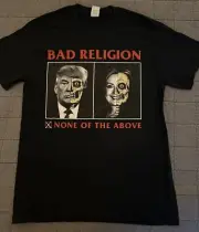 Bad Religion Trump Clinton Shirt SOAD NIN Metallica AIC RATM Nirvana Radiohead