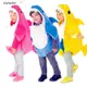 [爆款熱賣]萬聖節兒童cosplay鯊魚裝扮服 寶寶鯊魚裝 男女童角色扮演節日演出服裝親子活動幼稚園舞臺表演服