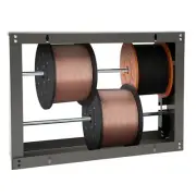 BISupply Electrical Wire Spool Rack Holder Small Ribbon or Automotive Cable Rack