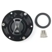 Titanium Fuel Gas Tank Cap Cover Fit Kawasaki Ninja 250R EX250 08-12 EX300 13-14