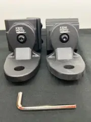 Kemimoto UTV ATV Roll Bar Mount Clamps For Light Bars & Accessories