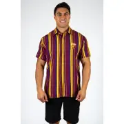 NEW Brisbane Lions Sorrento Button Up Party Shirt