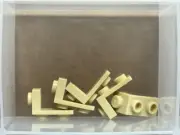LEGO Parts - Tan Bracket 1 x 1 - 1 x 2 - No 79389 - QTY 5