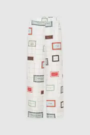 LABEL PRINT PJ PANT Cream