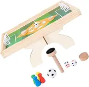 CORHAD Mini Football Table Game 2-in-1 Table and Girls Soccer Toys Portable Chess Toys Enhance Hand-Eye Coordination