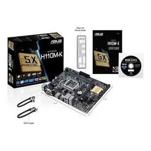 ASUS 華碩 H110M-K 主機板 LGA1151 (M-ATX)