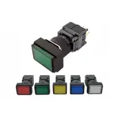 16mm UL certificated Rectangular illuminated momentary waterproof button switchs