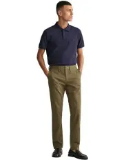 [Gant] Slim Fit Twill Chinos in Juniper Green